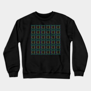 Intriguing Colorful Curves Pattern Crewneck Sweatshirt